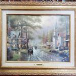 Thomas Kinkade Hometown Evening Lithograph #1 and signed